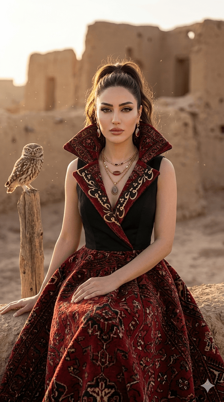 Anar custom embroidered couture collection